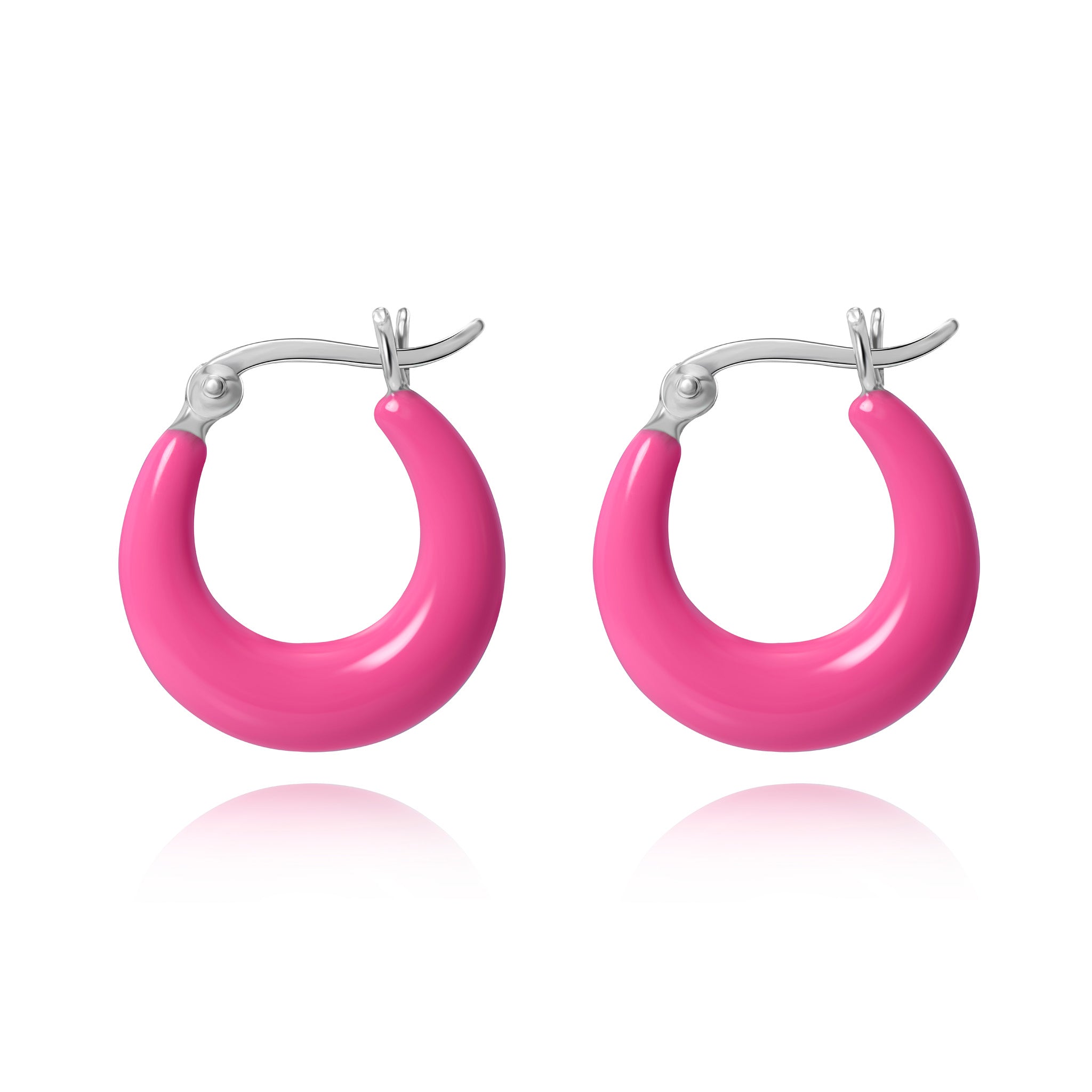 Pink Hoops