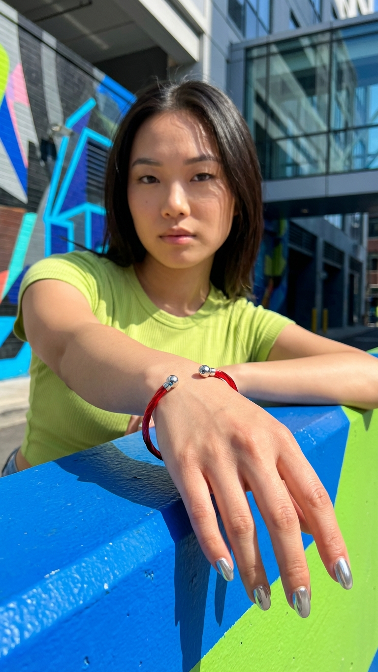 Red Quarter Bracelet