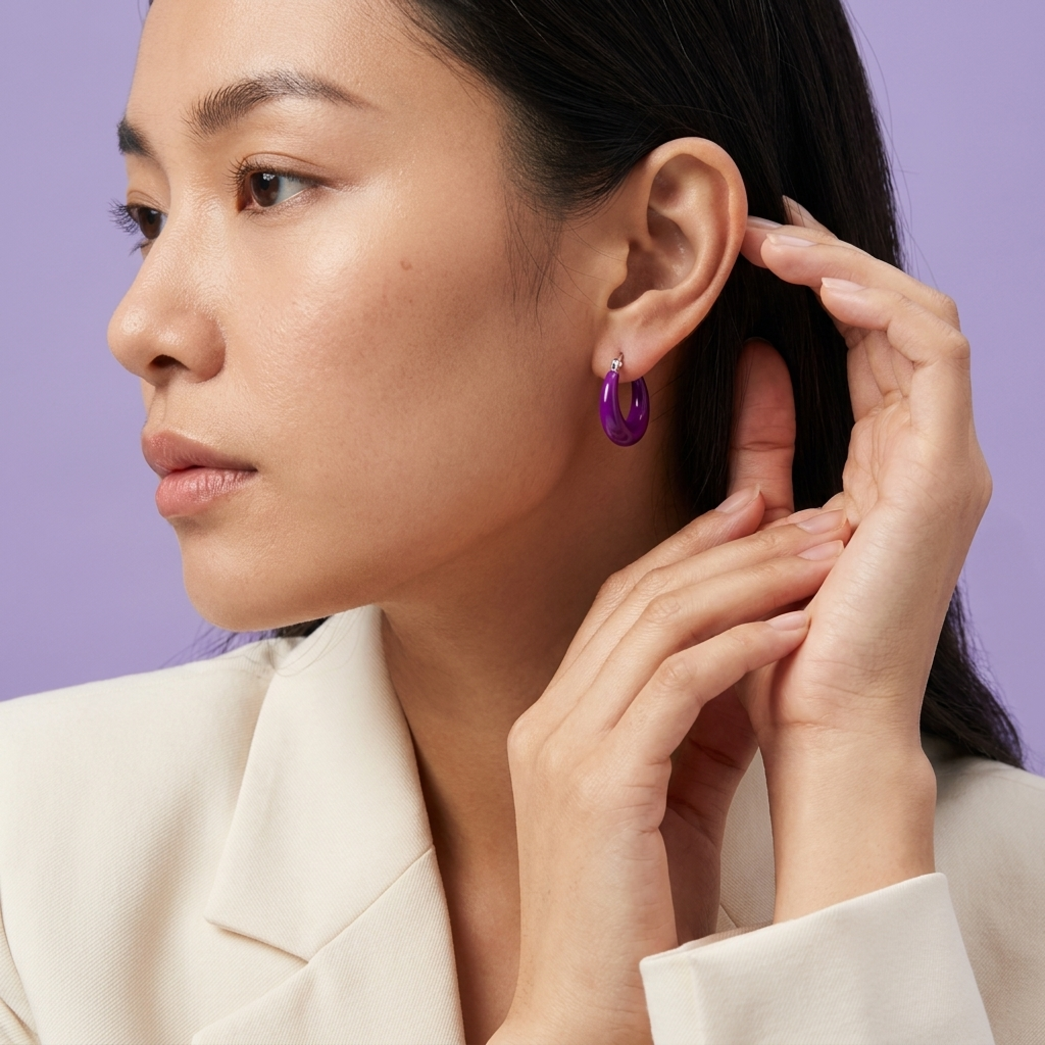 Purple Hoops