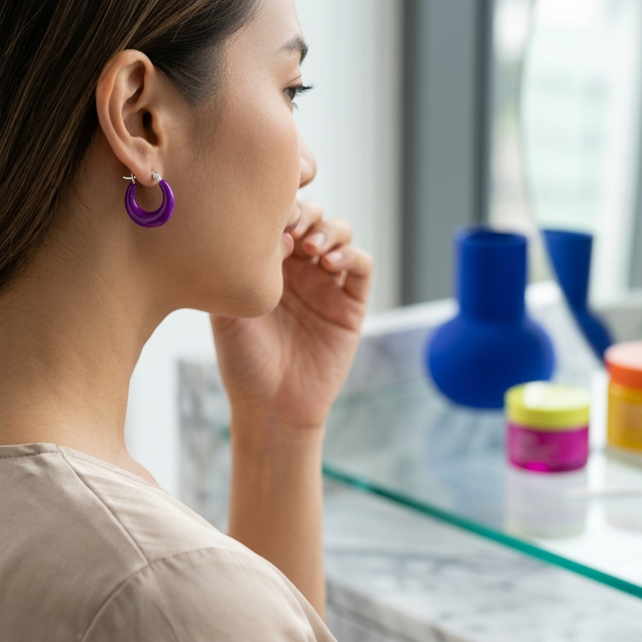 Purple Hoops