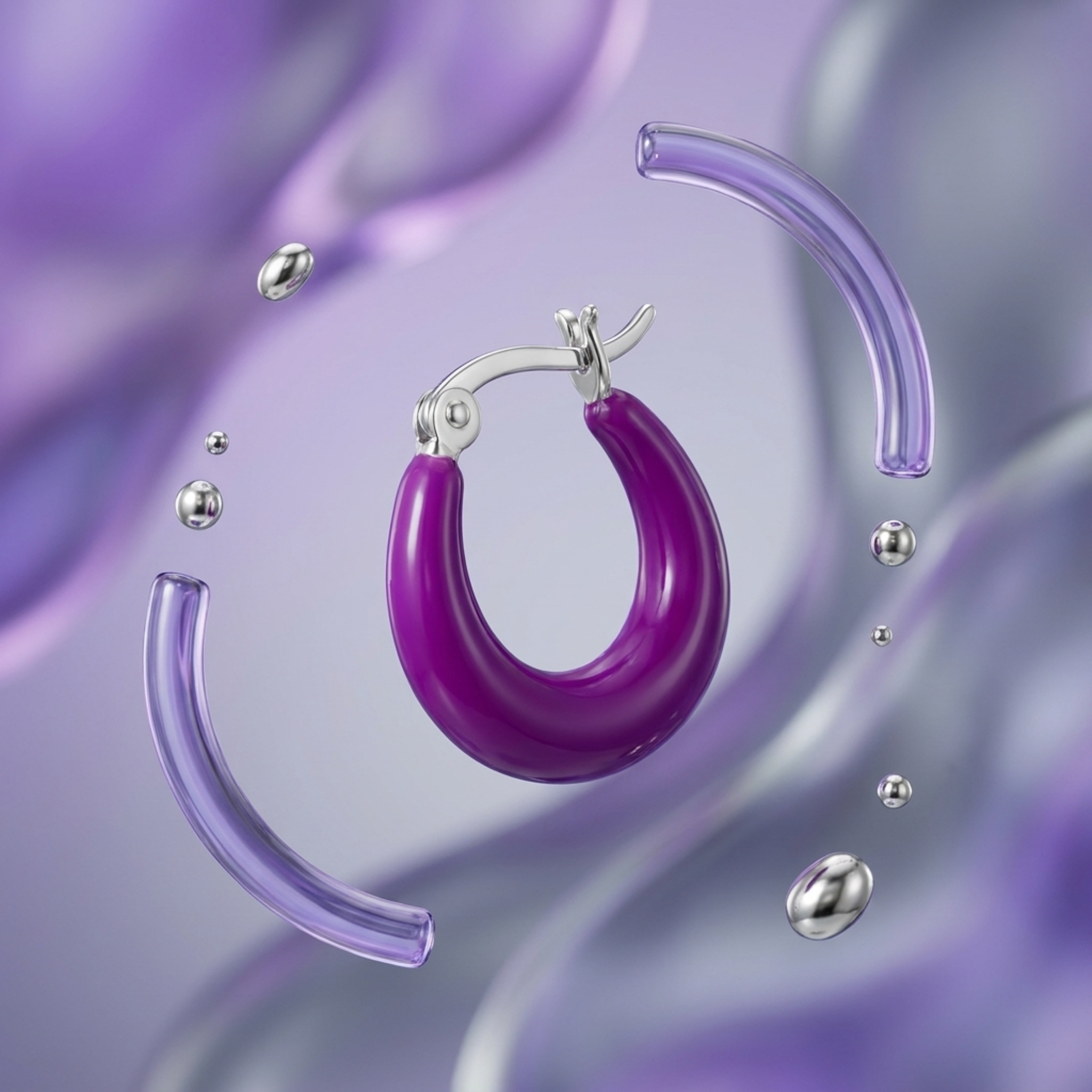 Purple Hoops
